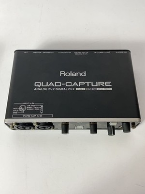 Roland QUAD-CAPTURE UA-55 USB Audio Interface 2x2 XLR TRS Inputs