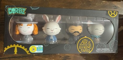 Funko Pop! Dorbz Alice Through The Looking Glass 4-Pack - 2016 SDCC Excl /750
