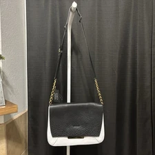 Furla Black And White Flap Bag NWT Exclusive For Saks Fifth Avenue