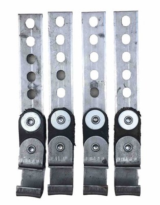 4x UNIVERSAL 360° OPEN  STRAP SWIVEL EXHAUST  HANGERS