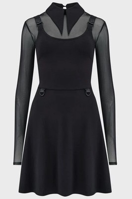 KIHILIST by KILLSTAR Kurzes Kleid Damen Ruby Revenge Dress schwarz