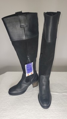 NWT Acquastop Bos. & Co. Billing Women's Sz. 7 Impermeable Knee-High Zip Boots