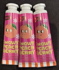 BATH  BODY WORKS - SNOWY PEACH BERRY SHEA BUTTER HAND CREAM