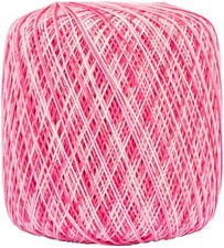 Aunt Lydia s Classic 10 Crochet Thread - Shaded Pinks Variegated - 300 Yards