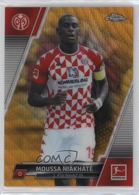 2021-22 Chrome Bundesliga Gold Wave Refractor 7/50 Moussa Niakhate Niakhaté 1g9t