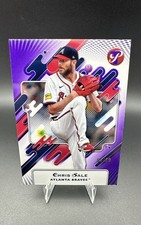 Chris Sale 2025 Topps Pristine - #53 Purple Refractor /99 Atlanta Braves