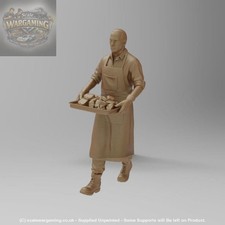 SMF8214 Male Butcher with Tray of Meat