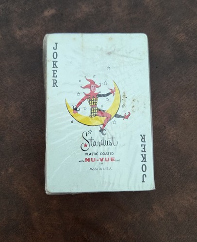 Mazzo di carte da gioco vintage Stardust Horses Nu-Vue Bridge sigillato USA - Foto 2 di 2