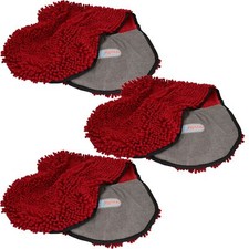 3PK Super Absorbent Burgundy Microfiber Dog C...