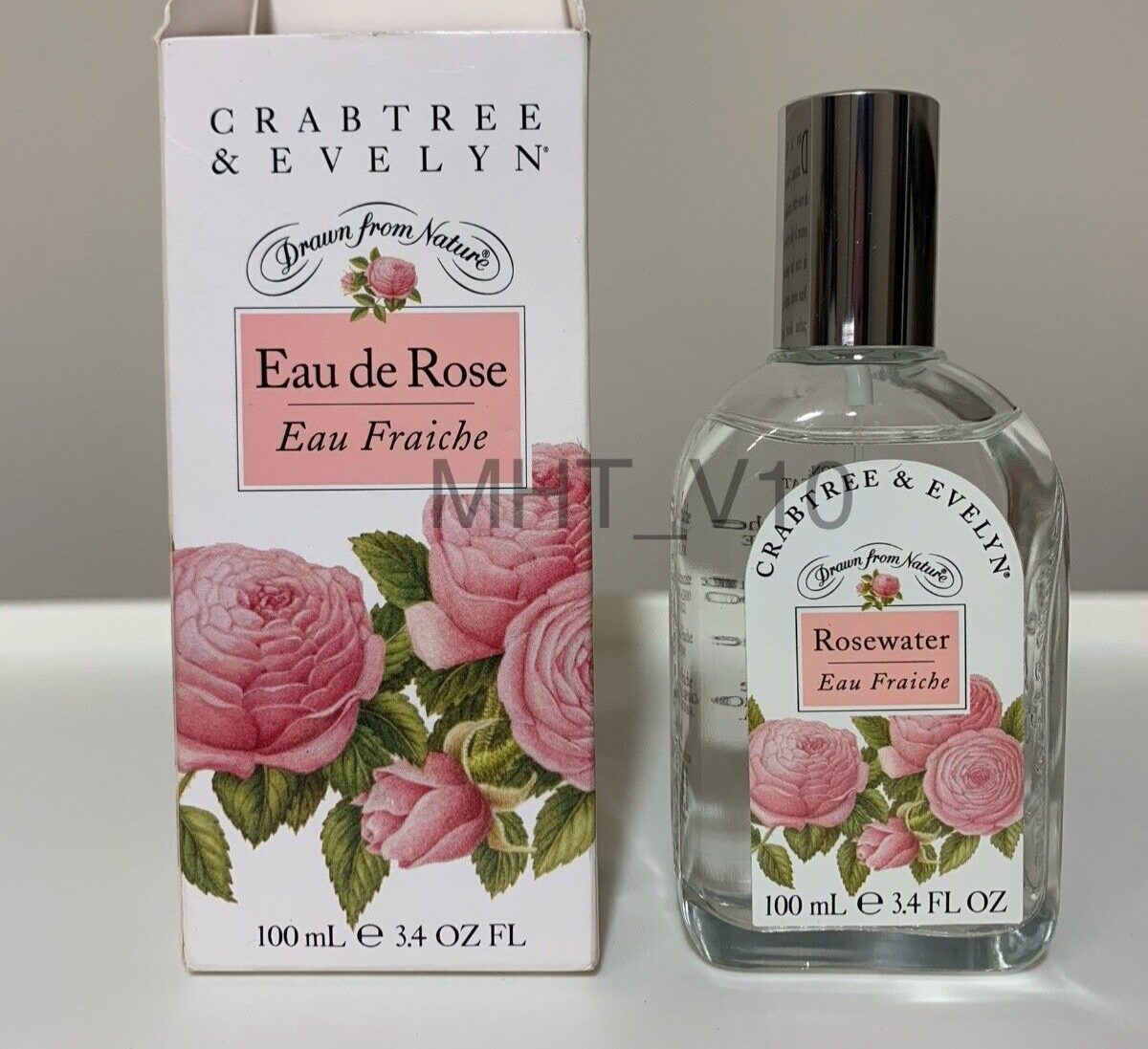 Crabtree Evelyn Rosewater Eau Fraiche Spray FL OZ 100 mL New,  Discontinued
