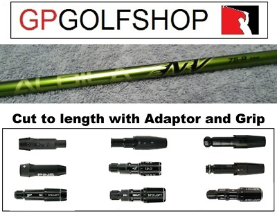  ALDILA NV 75 Regular Flex Driver Schaft + Adapter Ping PXG Callaway SIM2 TS 425