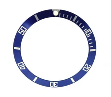 Blue Bezel Insert Fits Rolex Submariner Watch 16800, 16610,  16613