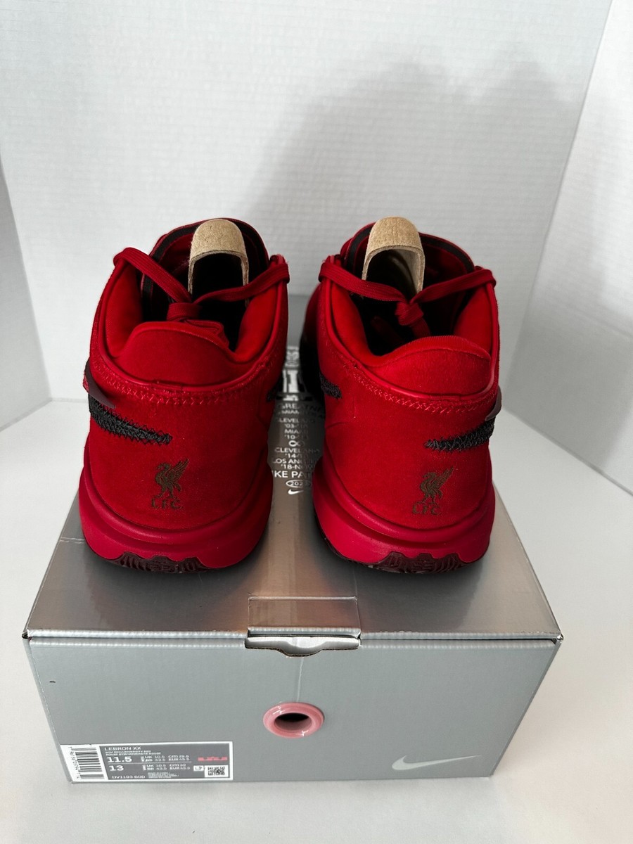 イットNike LeBron 20 Liverpool FC 26cm Size 11.5 - Nike Liverpool F.C. x LeBron 20 Red | eBay