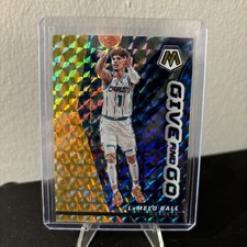 2022-23 Mosaic Basketball LaMELO BALL GIVE AND GO REACTIVE YELLOW #74/99