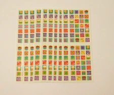 Mrs. Grossman's Stickers Lot of 10 Strips ~Birthday Blocks~ 2013 Scrapbooking