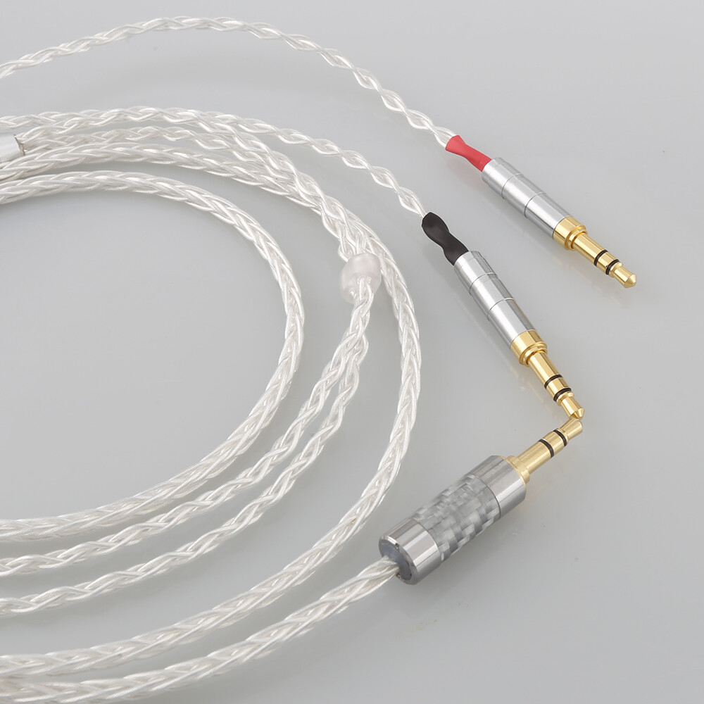 8 Core Earphone Headphone Cable For Focal Clear Elear Elex Elegia