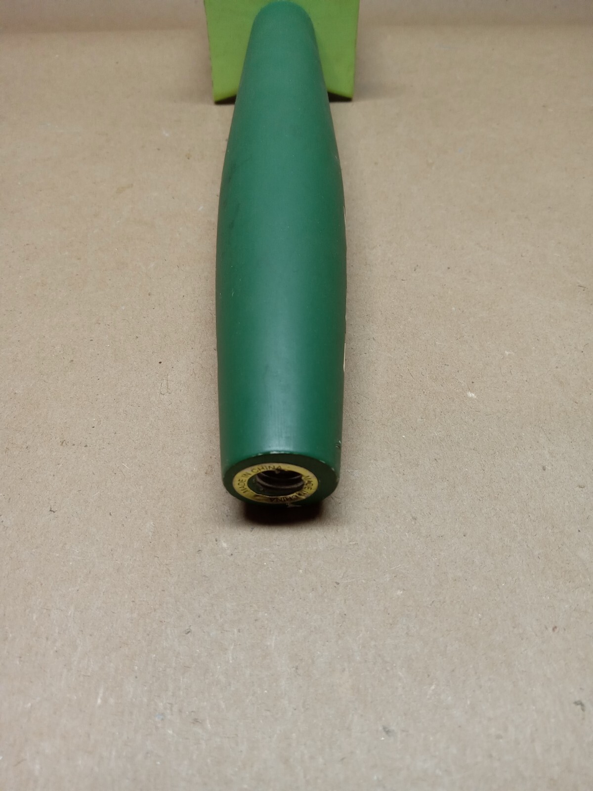 McSorley's Irish Pale Ale Man On Green Barrel Ceramic Beer Tap Handle