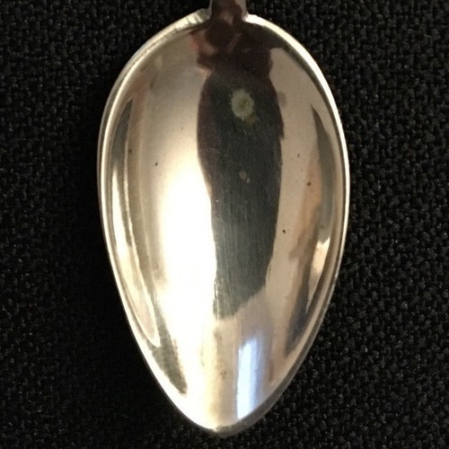 Antique Mexico Girl Lady Woman 800 Silver Souvenir Spoon Bold Lettering Old - Picture 4 of 8