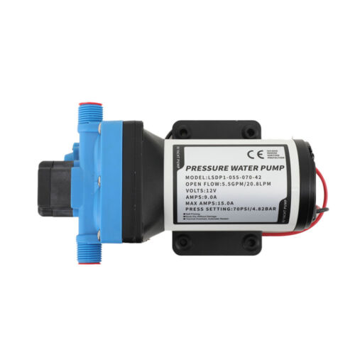 70 PSI 12 V Wasserdruck Druckerhöhungspumpe 5,5 GPM Membran Hochdruck - Bild 6 von 10