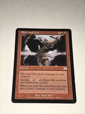 Magic the Gathering Slice and Dice Card