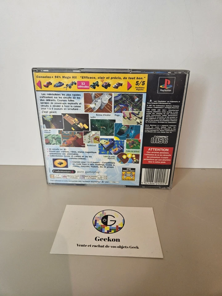 Micro Machines V3 PS1 Complet PAL FR - Photo 2/4