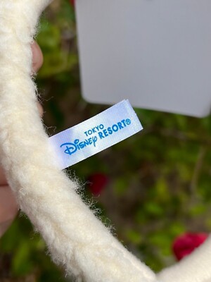 Tokyo Disney white Sherpa white bow Minnie Mouse Ear  display picture 3