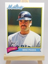 Mike Piazza 2020 Topps X Super 70s Sports Base #44 Miami Marlins