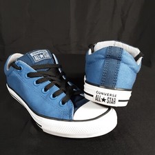 Converse All Star Blue Low Top Chuck Taylor Shoes Junior Youth Unisex Size 5