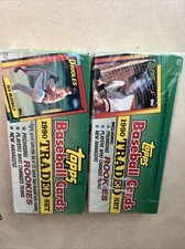 Lot Of 2X 1990 Topps Traded Baseball Cards Set Factory Box Rookies