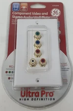 Ultra Pro High Definition Component Video & Stereo Audio In-Wall Plate