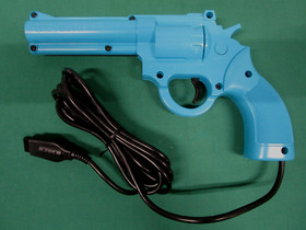 Mega CD Lethal Enforcers + Justifier gun. 1P dedicated blue gun. JAPAN. 13681 