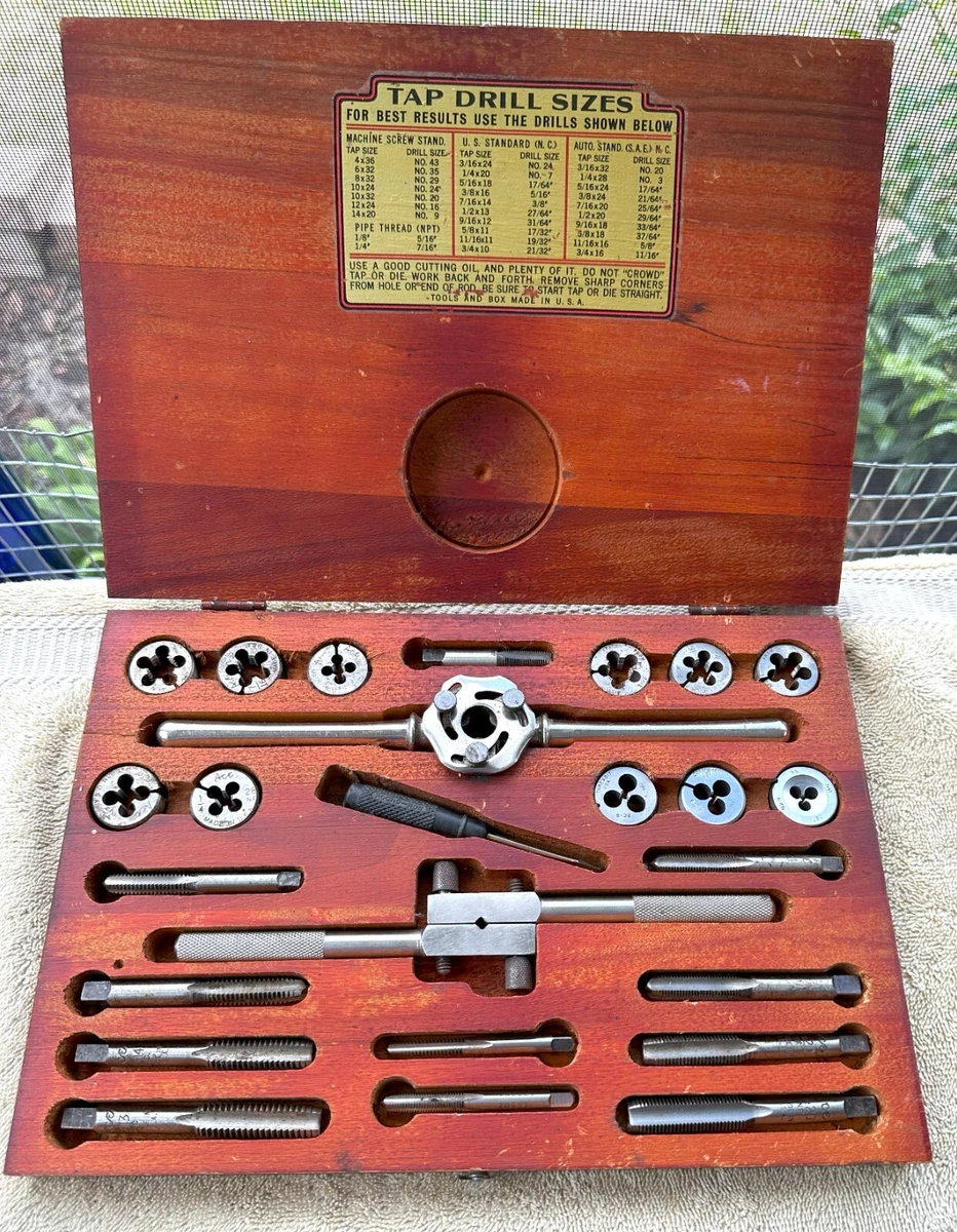 VINTAGE ACE NO. 62 TAP AND DIE SET MFG BY HENRY L. HANSON