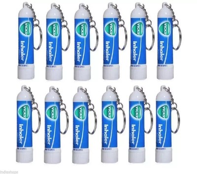 12x Vicks Inhaler for Nasal Congestion Cold Allergy Blocked Nose Fast Relief FS