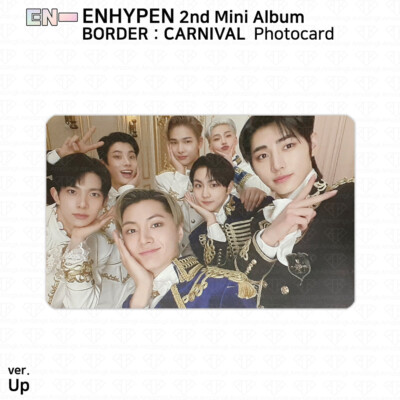 Enhypen 2nd Mini Album Border Carnival Official Photocard Up Hype