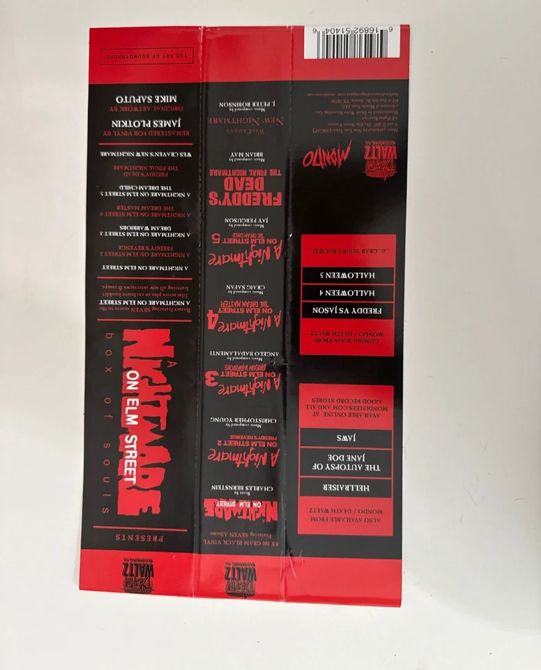 Nightmare on Elm Street : Box of Souls 8xLP Box Set - Death Waltz NEAR MINT - Image 3 of 4