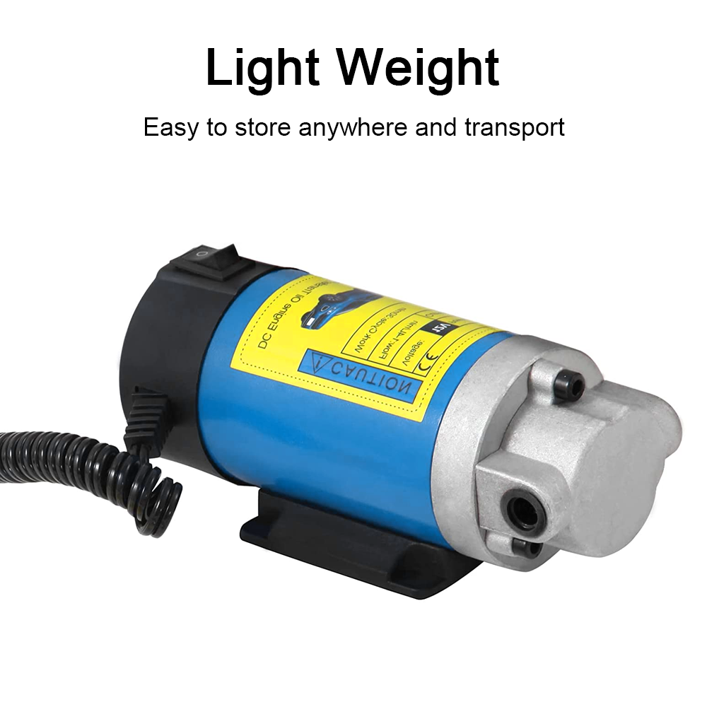 12V Electric Car Engine Diesel Fuel Pump Oil Transfer Extractor Fluid