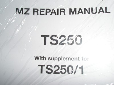 MZ TS 250-250/1 WORKSHOP MANUAL | eBay