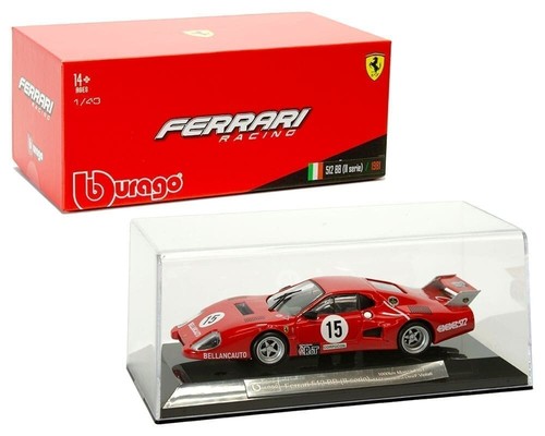 1981 Ferrari 512 BB (II Serie) #15 (Ferrari Racing) 1:43 Scale - Bburago 36308 - Picture 2 of 2