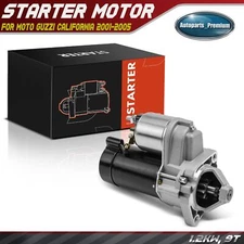 Starter Motor for Moto Guzzi California 2001-2005 1.2KW CW 9T Clockwise Rotation