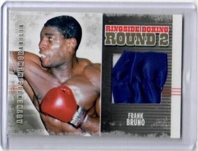 2011 Ringside Round Two Frank Bruno Fight-Worn Trunks Card /10 Gold Version