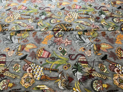 Ubuntu by Paintbrush Studio Fabrics 1 Yard Pattern #120-99783 Vintage - Picture 3 of 10