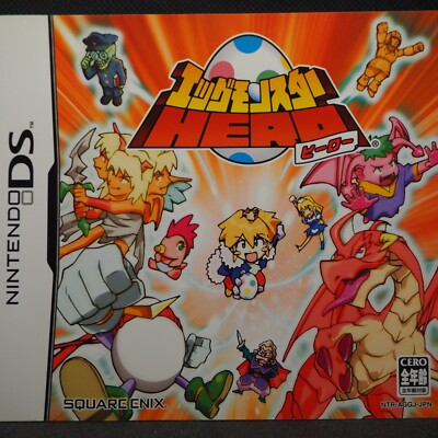 Nintendo DS Hanjuku Eiyuu Ei Monster Heroes Japan Import NTSC-J OVP