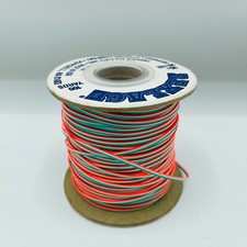 Rexlace Pepperell Braiding Plastic Lace Teal White Pink Yards Spool Over 60 Yds