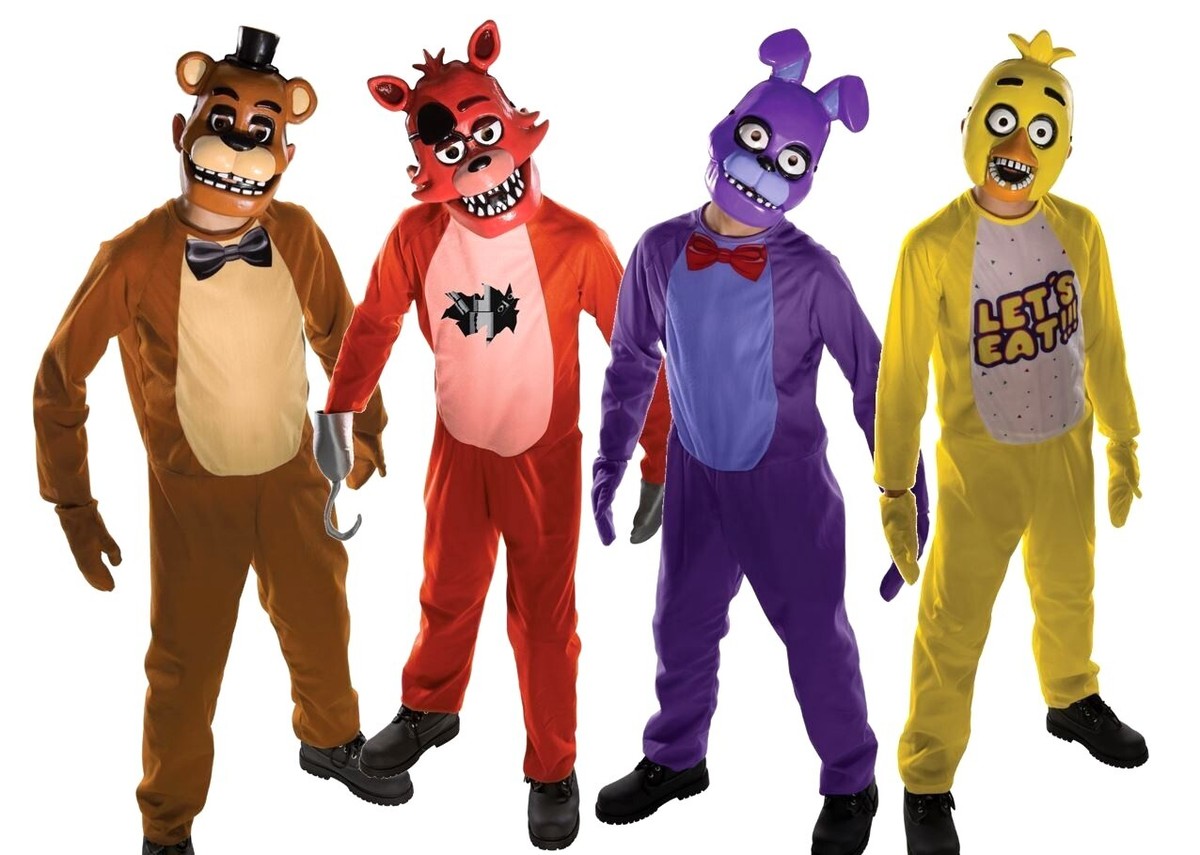 Five Nights at Freddys costume Fancy Dress Kids Foxy Bonnie Chica Freddy's  Boys