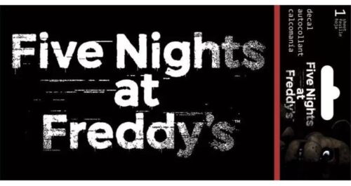 New FIVE NIGHTS AT FREDDY'S Window Decal STICKER Black & White SANDY LION DC7177 - Picture 2 of 3