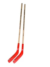 Vintage 1980s Mylec Street Hockey Stick Philadelphia Flyers Set Of 2 USA