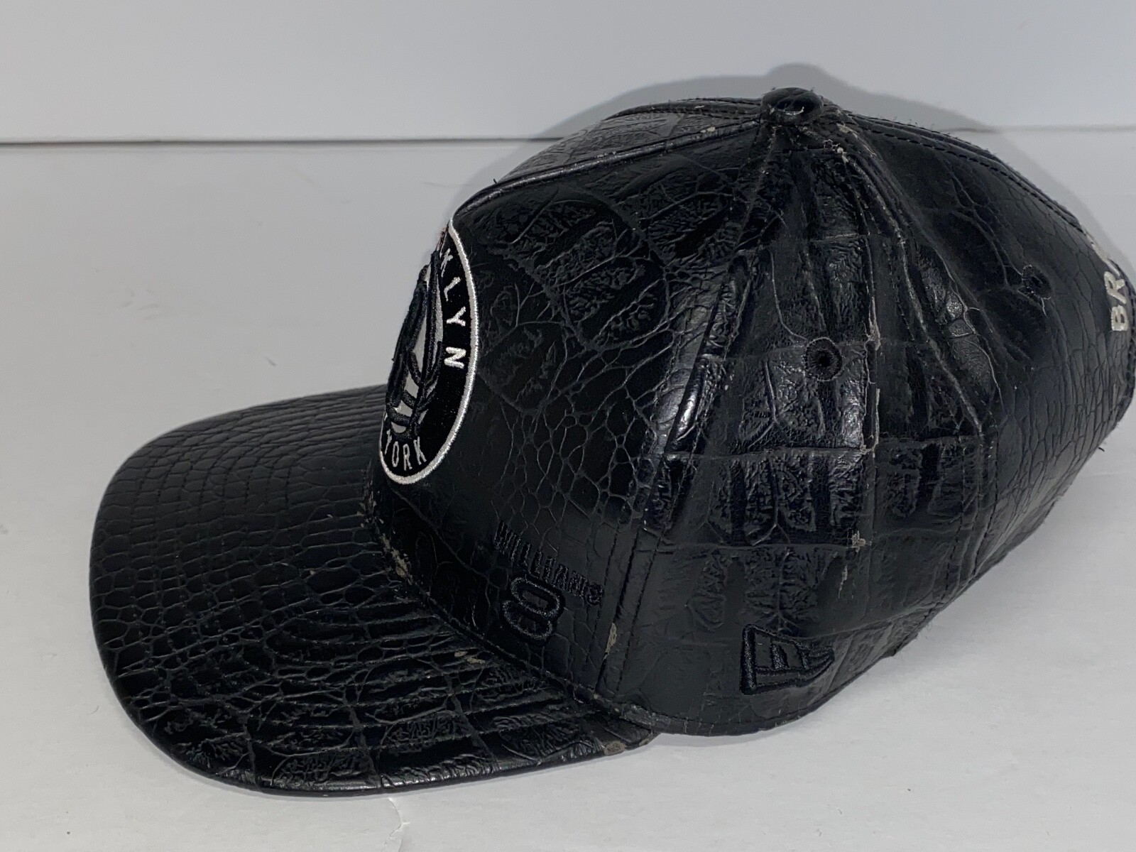 Brooklyn Nets Leather Python New Era Strapback Ha… - image 4