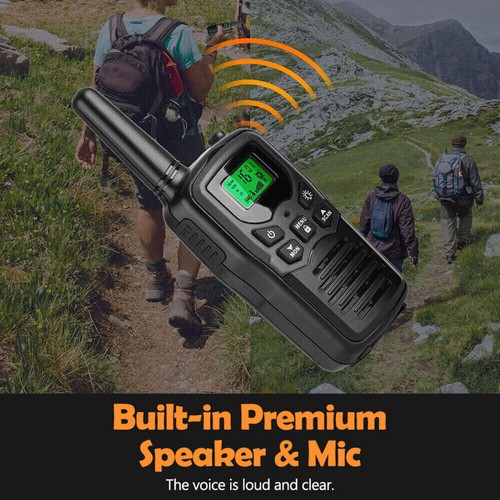 Walkie Talkies Funkgeräte Gegensprechanlage Funkempfänger Sender Empfangsgerät - Zdjęcie 4 z 12