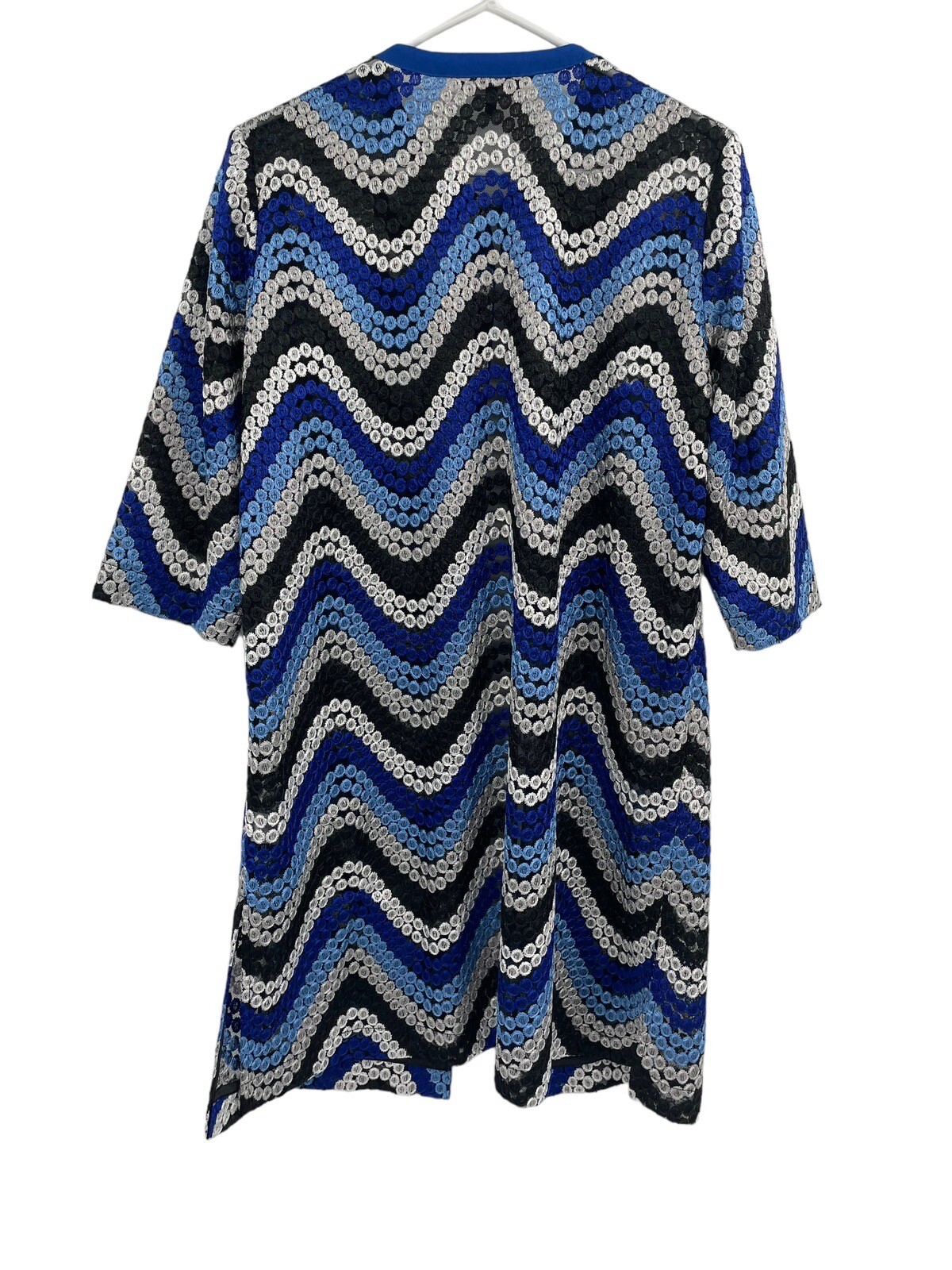 Ming Wang Chevron Pattern Textural Lace Woven Car… - image 8