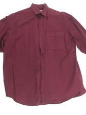 Vintage Guess Georges Marciano Button Down Shirt - Maroon - L - 80's